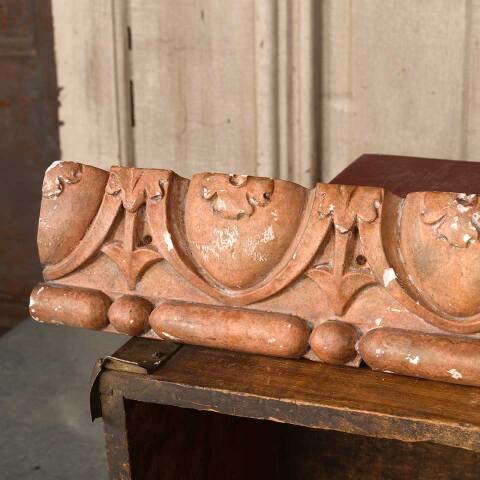 #52883 Architectural Plaster Egg & Dart Ornament image 2