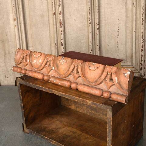 #52883 Architectural Plaster Egg & Dart Ornament image 3