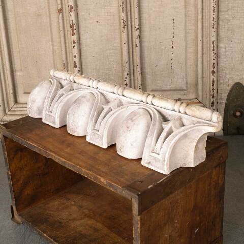 #52885 Architectural Plaster Egg & Dart Ornament image 2