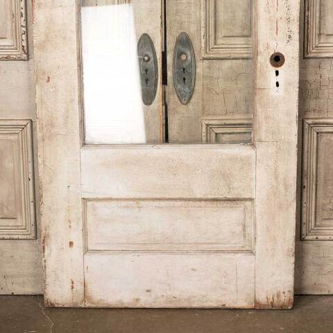 #52914 36x82 Antique Wood Full-View Entry Door image 3