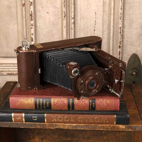 #52915 Antique EASTMAN KODAK Folding Camera image 8