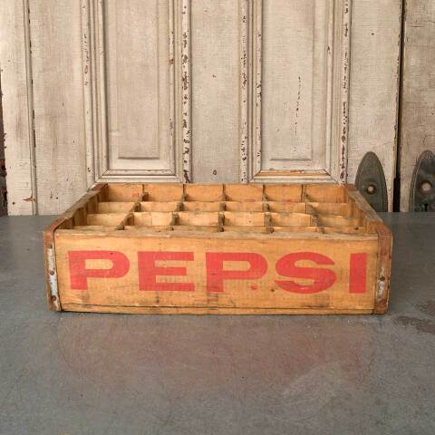 #52916 Antique Wood PEPSI-COLA Bottle Crate image 4