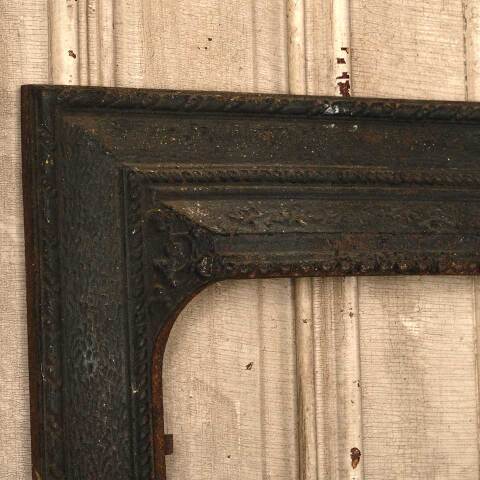 #52918 26x30 Antique Cast Iron Fireplace Surround image 2
