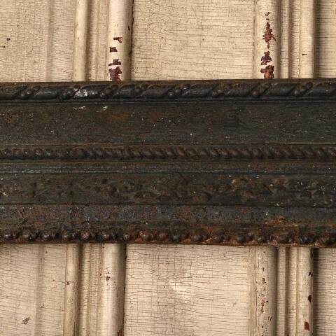 #52918 26x30 Antique Cast Iron Fireplace Surround image 4