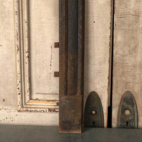 #52918 26x30 Antique Cast Iron Fireplace Surround image 6