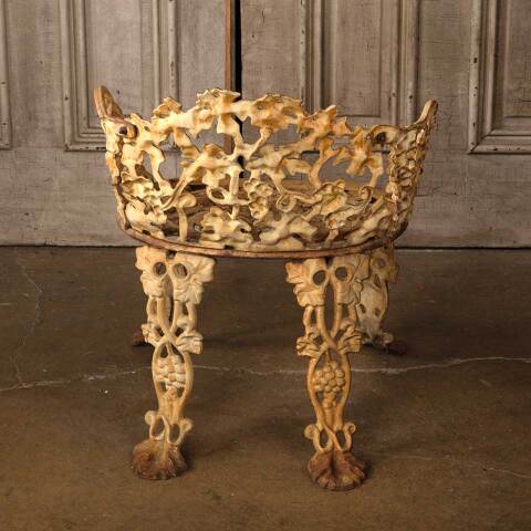 #52943 Vintage Cast Iron Garden Patio Chair image 7