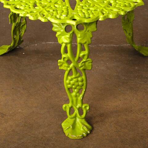 #52944 Vintage Cast Iron Garden Patio Table image 2