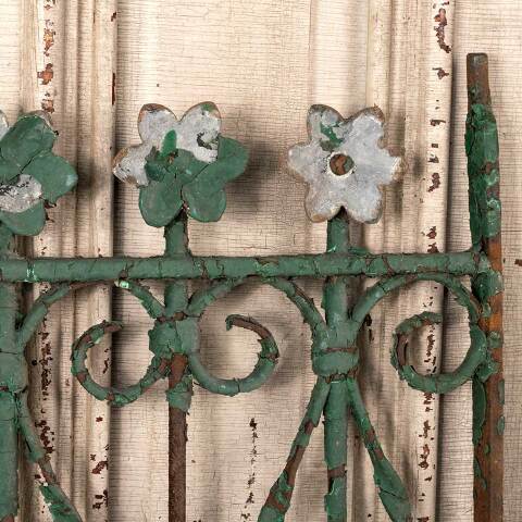 #52951 Antique Wrought Iron Window Guard Panel image 2