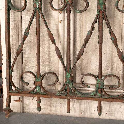 #52951 Antique Wrought Iron Window Guard Panel image 7