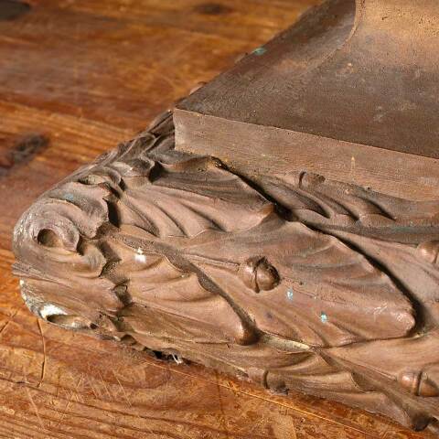 #52952 Antique Brass Architectural Hood Ornament image 5