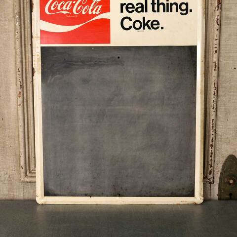 #52956 Vintage Coca-Cola Metal Menu Board Sign image 4