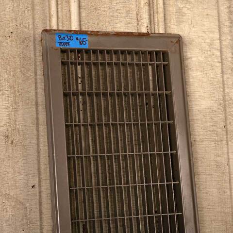 #52957 8x30 Metal Cold Air Return Floor Vent Cover image 2