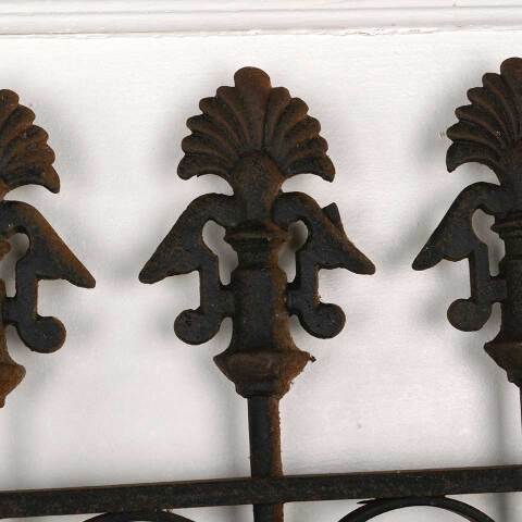 #52961 Antique Wrought Iron Window Guard Panel image 5