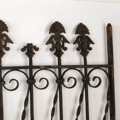 #52964 Antique Wrought Iron Window Guard Panel image 7