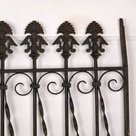 #52965 Antique Wrought Iron Window Guard Panel image 3