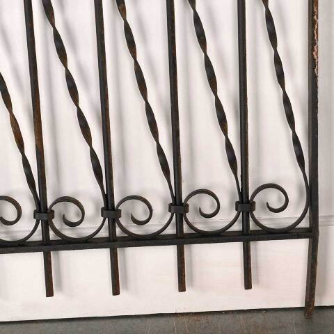 #52965 Antique Wrought Iron Window Guard Panel image 4