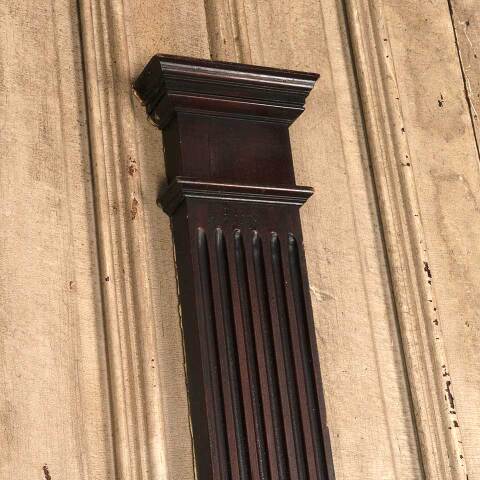 #52967 Antique Fluted Wood Column Pilaster Trim image 2