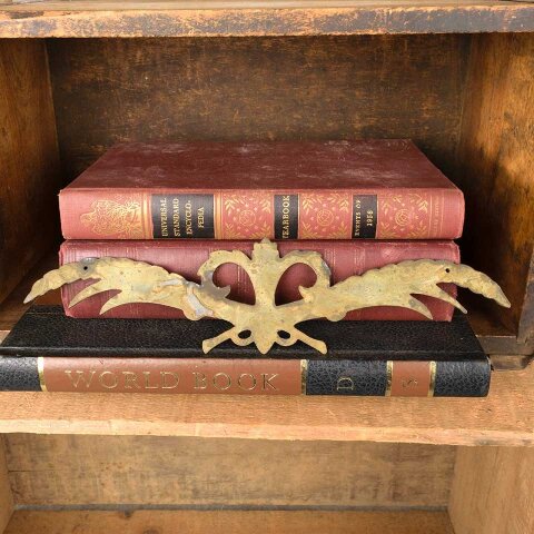 #52994 Antique Cast Brass Furniture Appliqué image 6