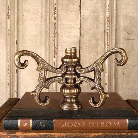 #53006 Ornate Antique Brass Lamp Base image 8