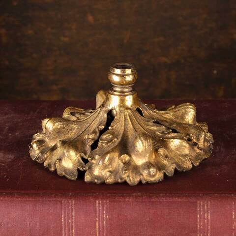 #53045 Antique Cast Brass Bobeche Lighting Part image 3