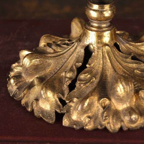 #53045 Antique Cast Brass Bobeche Lighting Part image 4