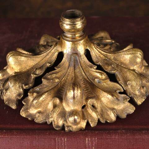 #53045 Antique Cast Brass Bobeche Lighting Part image 6