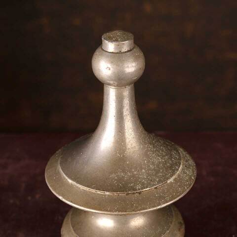 #53085 Antique Nickel Plated Brass Steeple Finial image 2