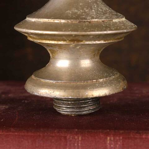#53085 Antique Nickel Plated Brass Steeple Finial image 3