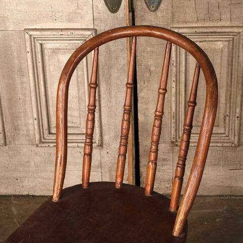 #53172 Antique Wooden Chair w/ Bentwood Back image 2