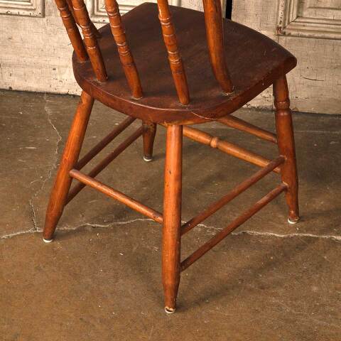 #53172 Antique Wooden Chair w/ Bentwood Back image 7