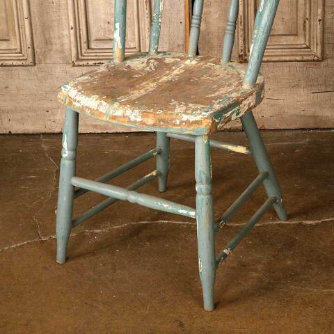 #53174 Antique Wooden Chair w/ Bentwood Back image 3