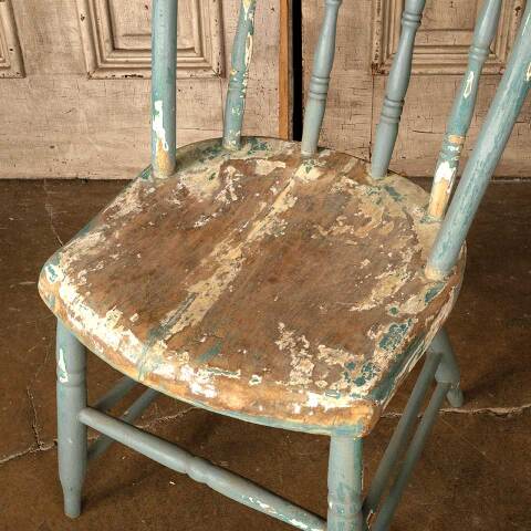 #53174 Antique Wooden Chair w/ Bentwood Back image 4