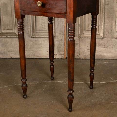 #53183 Antique Wood Side Table Night Stand image 3