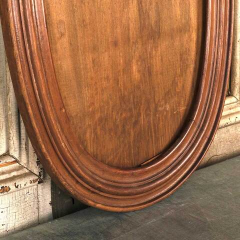 #53184 17x26 Antique Oval Walnut Picture Frame image 4