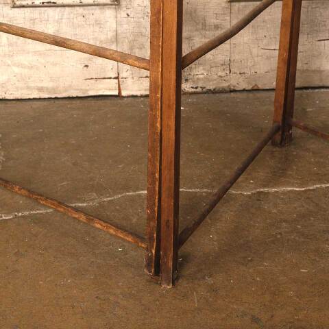 #53187 Antique Wood Trifold Ladder Drying Rack image 2