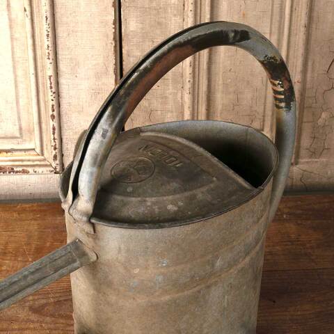 #53188 Antique Galvanized Metal Watering Can image 3