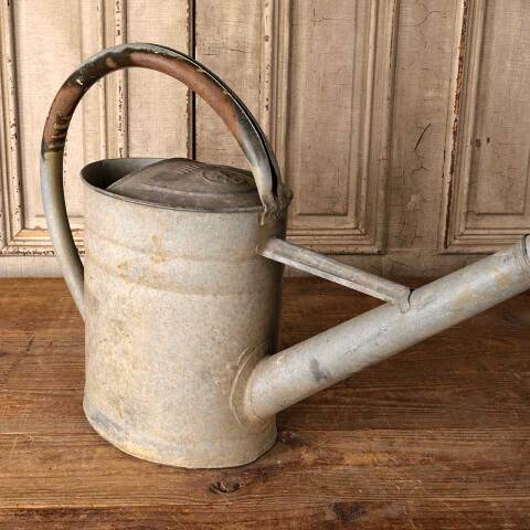 #53188 Antique Galvanized Metal Watering Can image 4