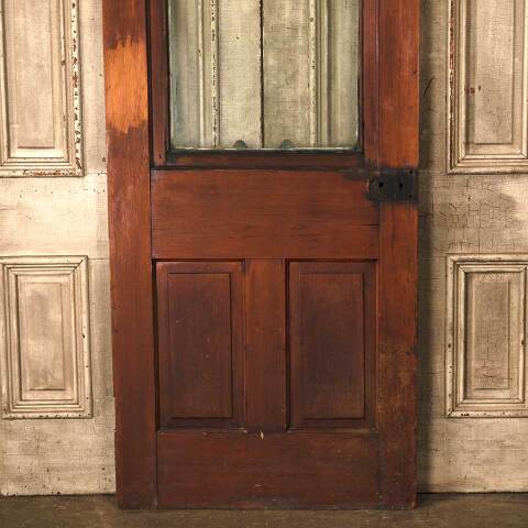 #53190 32x80 Antique Half Lite Wood Entry Door image 7