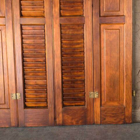 #53194 31x41 Antique Pine Wood Interior Shutters image 8