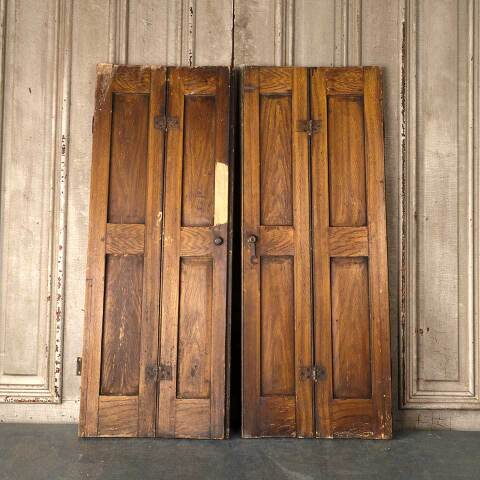 #53195 31x40 Antique Wood Interior Shutters image 6
