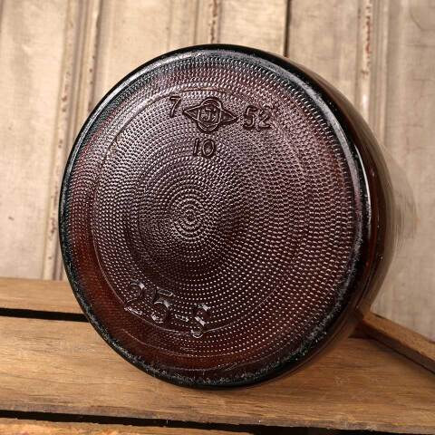 #53204 Vintage Amber Glass Apothecary Bottle image 7