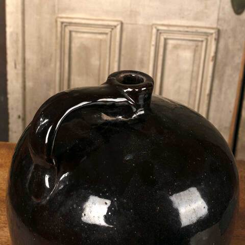 #53206 Antique Stoneware Handled Storage Jug image 7