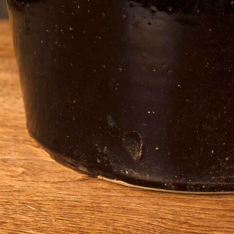 #53206 Antique Stoneware Handled Storage Jug image 8