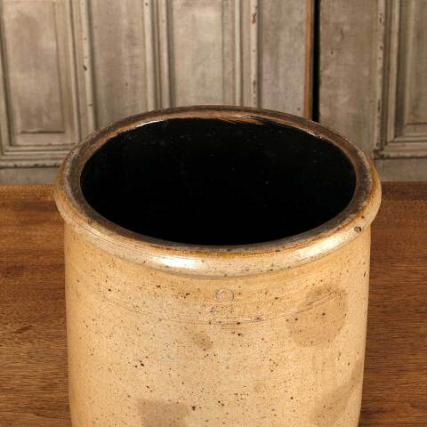 #53207 Antique Salt Glazed Stoneware Storage Crock image 5