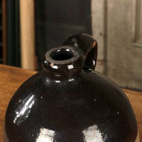 #53224 Antique Zapp's Stoneware Whiskey Jug image 3