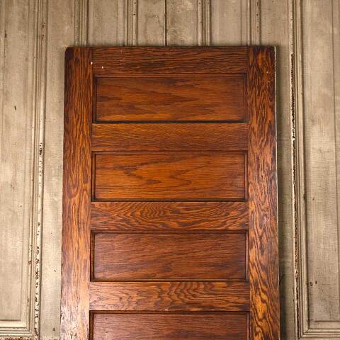 #53236 32x79 Salvaged 6 Panel Interior Wood Door image 2