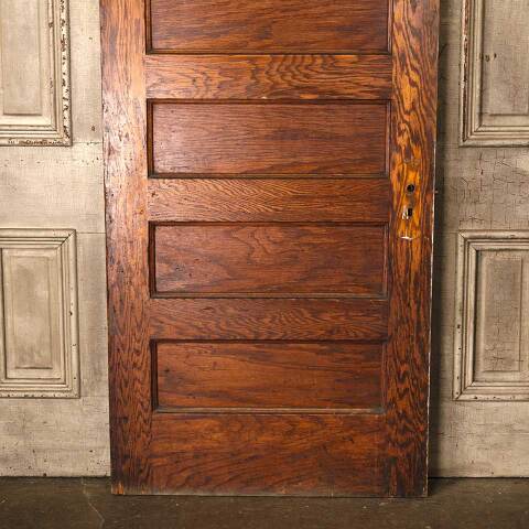 #53236 32x79 Salvaged 6 Panel Interior Wood Door image 3