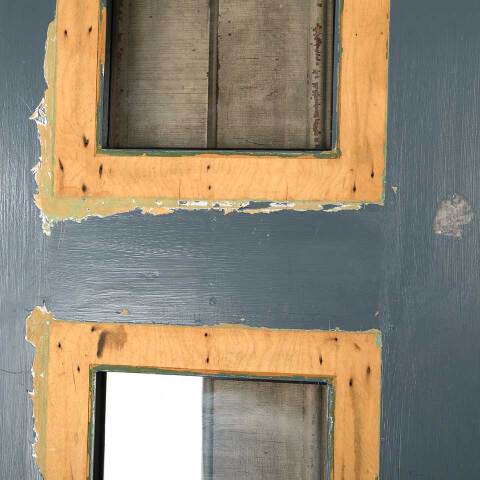 #53238 36x79 Mid Century Modern Wood Entry Door image 8