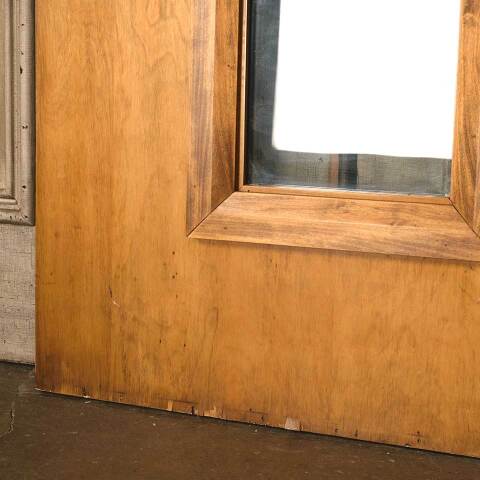 #53238 36x79 Mid Century Modern Wood Entry Door image 3