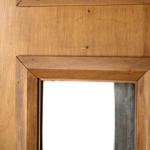 #53238 36x79 Mid Century Modern Wood Entry Door image 4